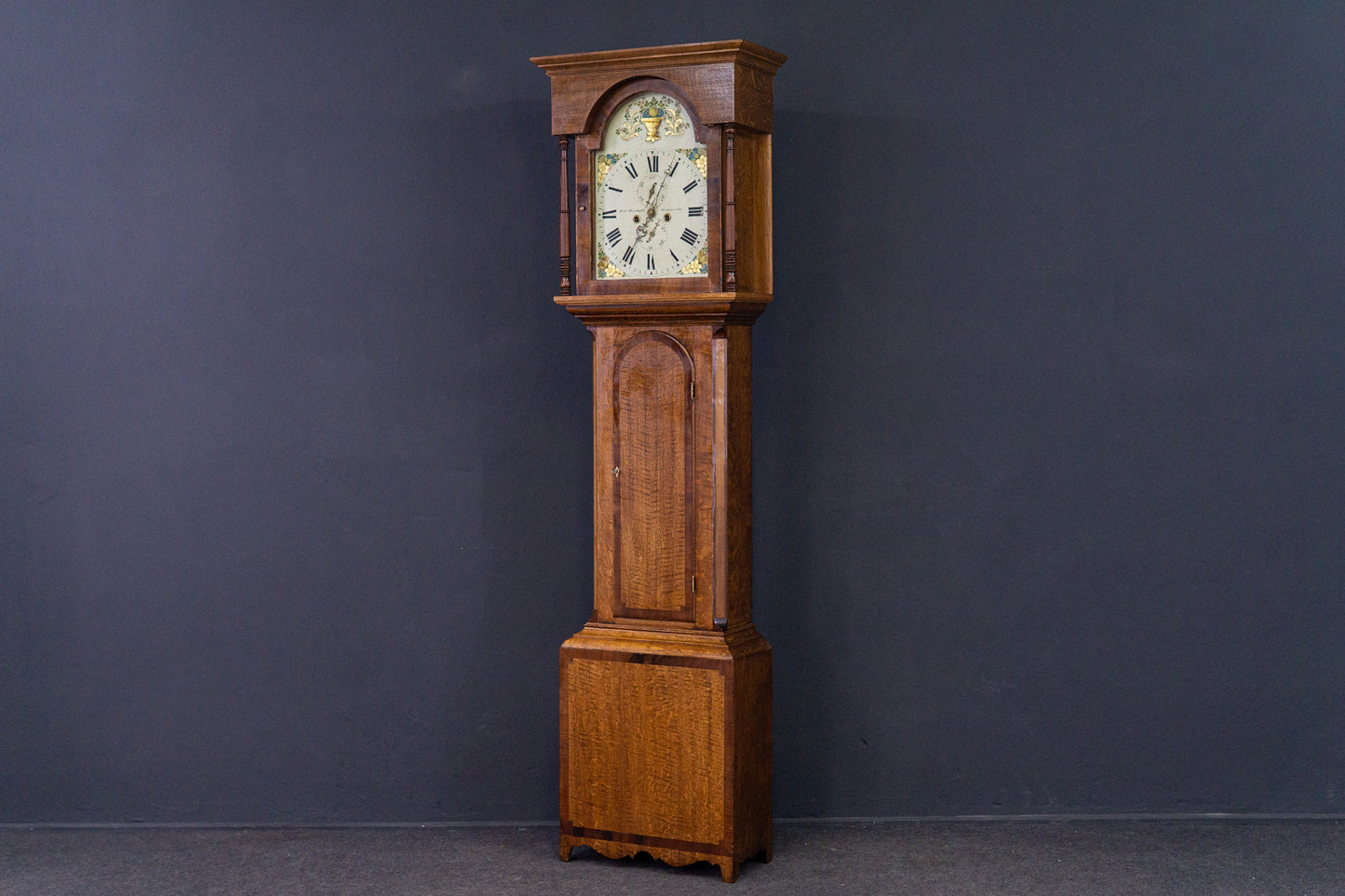 Englische Standuhr Gong Clock Uhr Kasten  Alt Antik 2211_1103