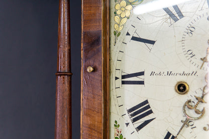 Standuhr im Englischen Stil in Eiche - erste Hälfte des 19.Jahrhunderts