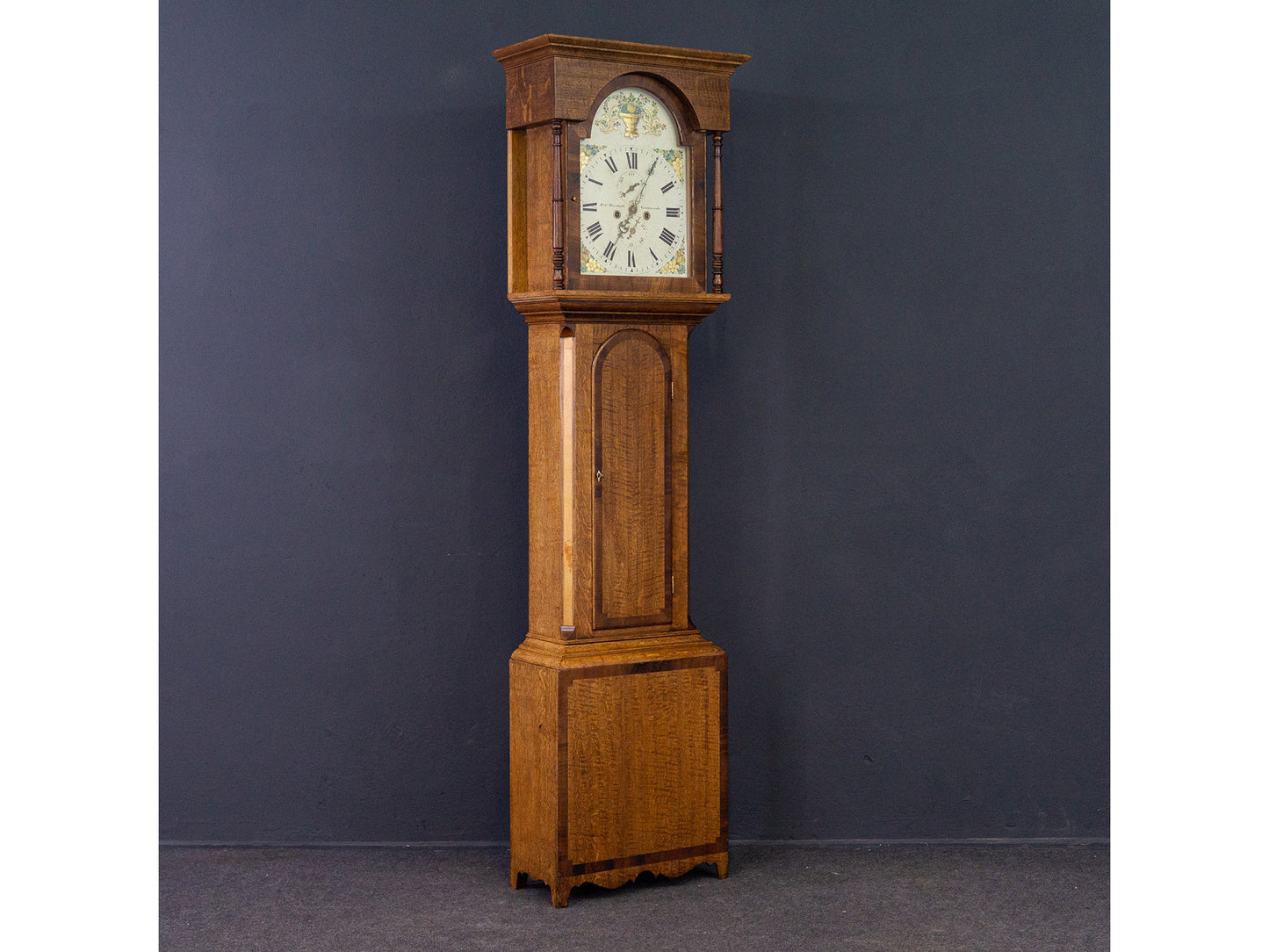 Englische Standuhr Gong Clock Uhr Kasten  Alt Antik 2211_1103