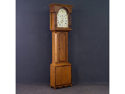 Englische Standuhr Gong Clock Uhr Kasten  Alt Antik 2211_1103