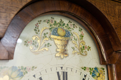 Standuhr im Englischen Stil in Eiche - erste Hälfte des 19.Jahrhunderts