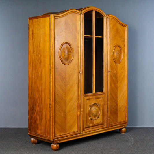 außergewöhnlicher Jugendstil Kleiderschrank, Anfang des 20.Jahrhunderts - Wäscheschrank Kommode Garderobe Regal Alt Antik MÖBLINGER