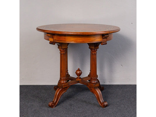 Salontisch Antik Tisch Stuhl Bank Hocker Vintage Table MÖBLINGER 2410_2108