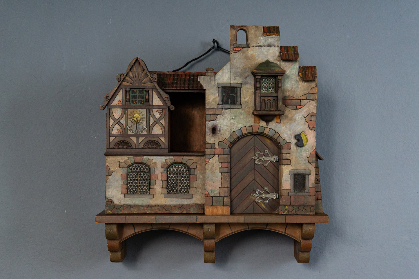 Detailreicher Dekorativer Wandschrank, um 1900 - Regal Kommode Haus Barock Alt Antik MÖBLINGER