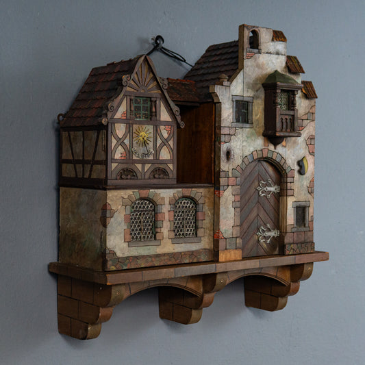 Detailreicher Dekorativer Wandschrank, um 1900 - Regal Kommode Haus Barock Alt Antik MÖBLINGER