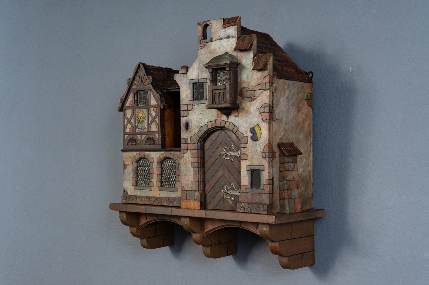 Detailreicher Dekorativer Wandschrank, um 1900 - Regal Kommode Haus Barock Alt Antik MÖBLINGER