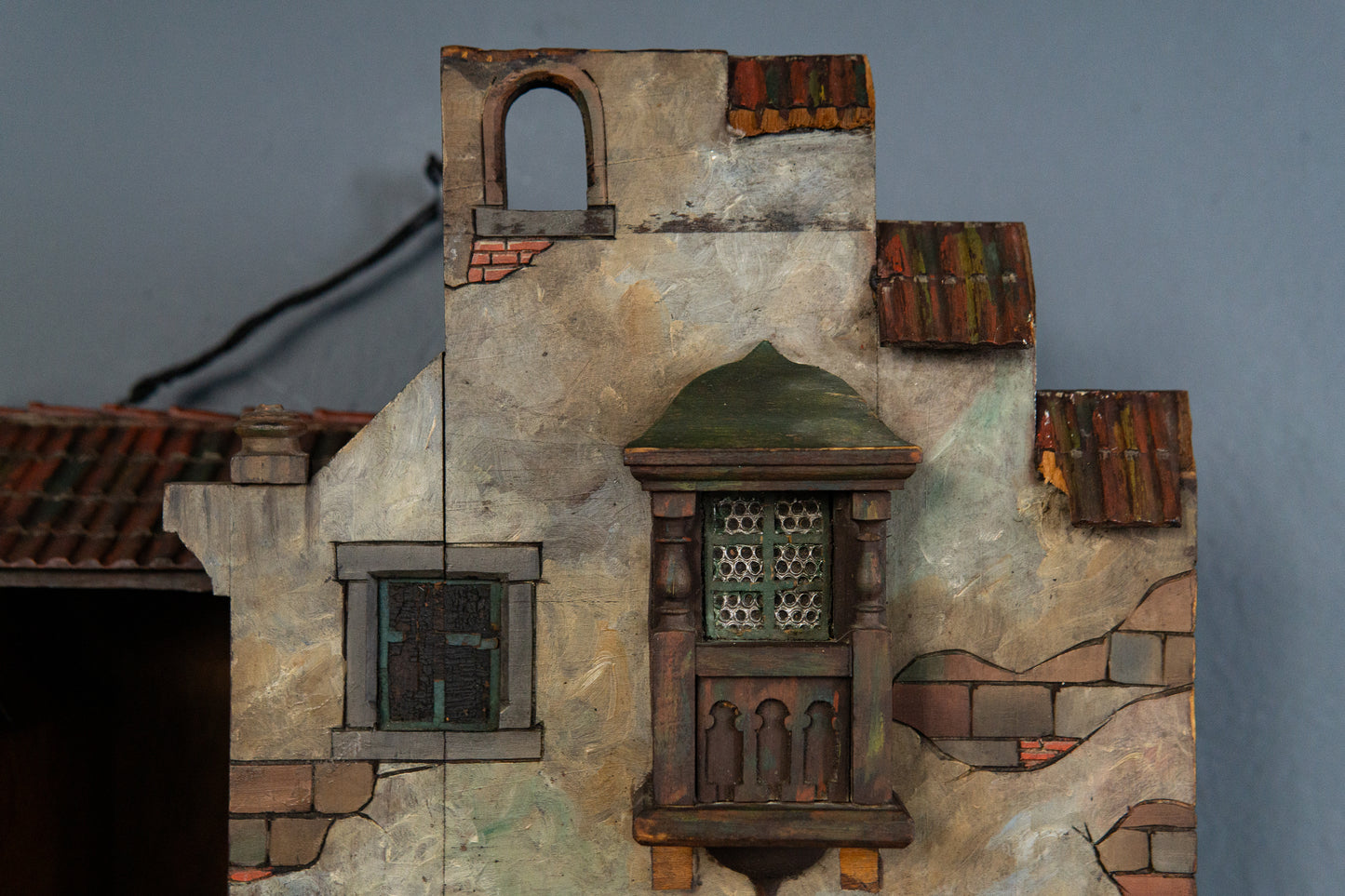 Detailreicher Dekorativer Wandschrank, um 1900 - Regal Kommode Haus Barock Alt Antik MÖBLINGER