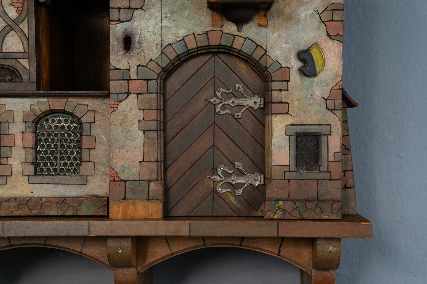 Detailreicher Dekorativer Wandschrank, um 1900 - Regal Kommode Haus Barock Alt Antik MÖBLINGER