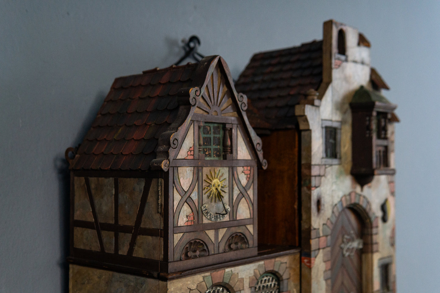 Detailreicher Dekorativer Wandschrank, um 1900 - Regal Kommode Haus Barock Alt Antik MÖBLINGER