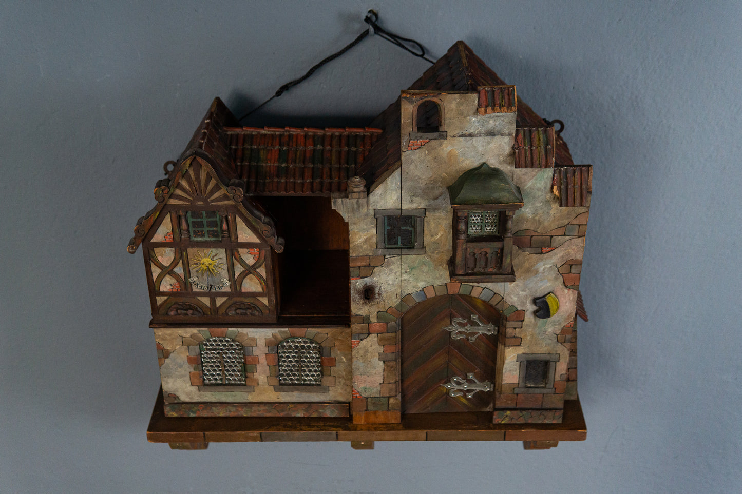 Detailreicher Dekorativer Wandschrank, um 1900 - Regal Kommode Haus Barock Alt Antik MÖBLINGER