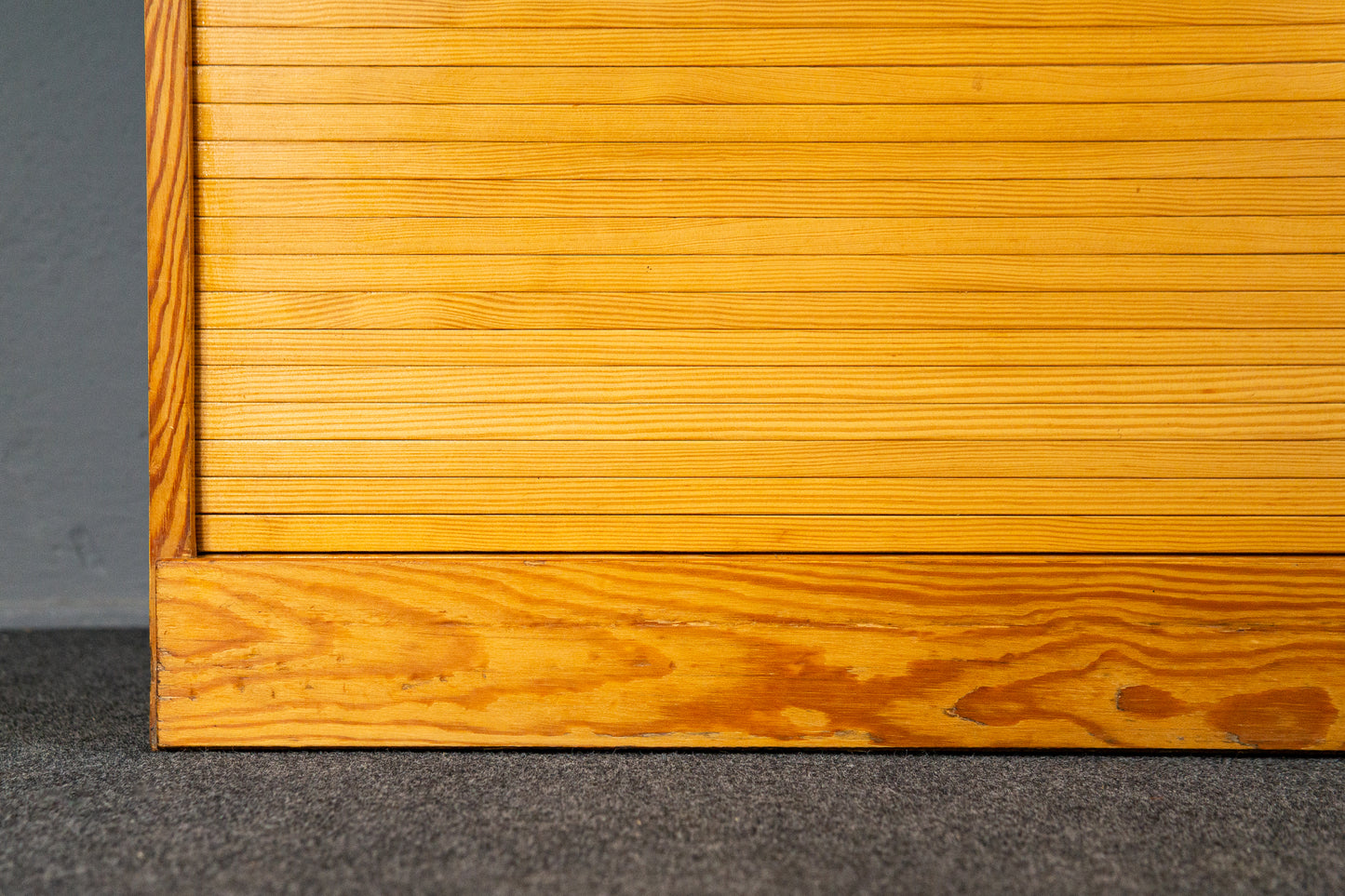 Praktischer Vintage Rollladenschrank, Mid-Century - Aktenschrank Kommode Regal Schrank Büro Alt MÖBLINGER