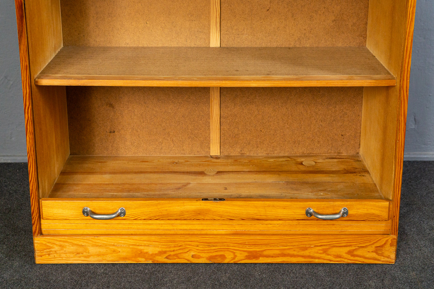 Praktischer Vintage Rollladenschrank, Mid-Century - Aktenschrank Kommode Regal Schrank Büro Alt MÖBLINGER