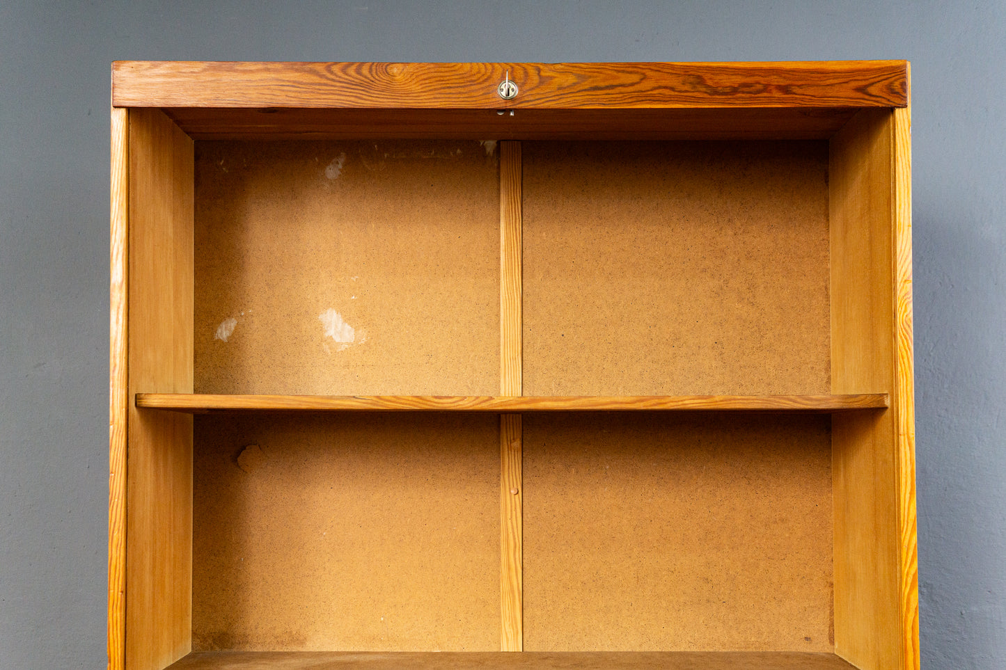 Praktischer Vintage Rollladenschrank, Mid-Century - Aktenschrank Kommode Regal Schrank Büro Alt MÖBLINGER
