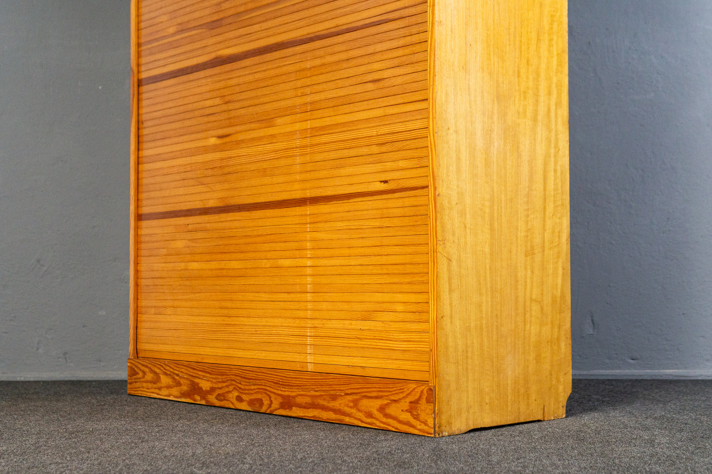Praktischer Vintage Rollladenschrank, Mid-Century - Aktenschrank Kommode Regal Schrank Büro Alt MÖBLINGER