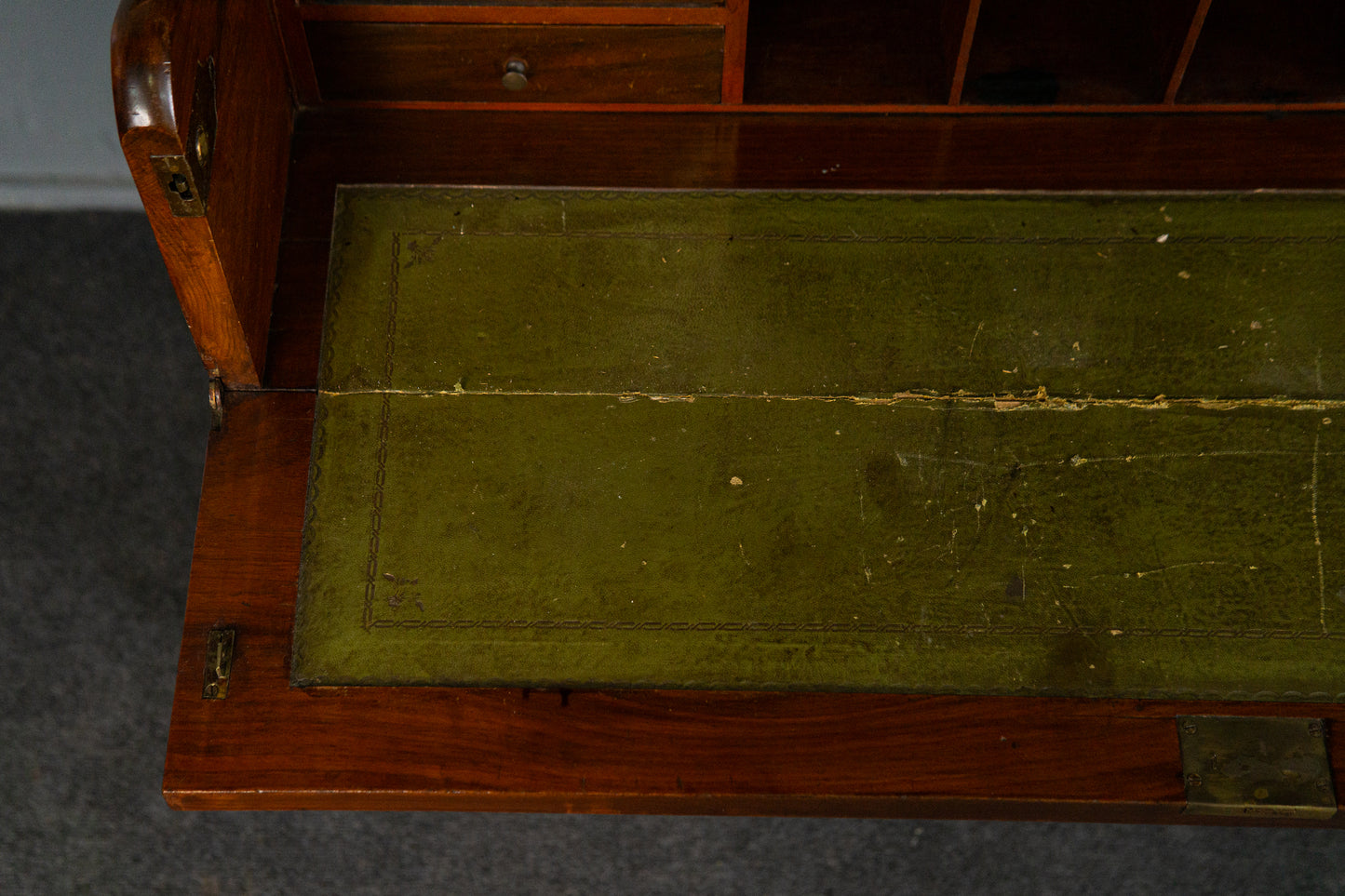 eleganter englischer Bücherschrank, um 1900 - Büro-Bookcase Regal Sekretär Schreibtisch Schrank Alt Antik MÖBLINGER