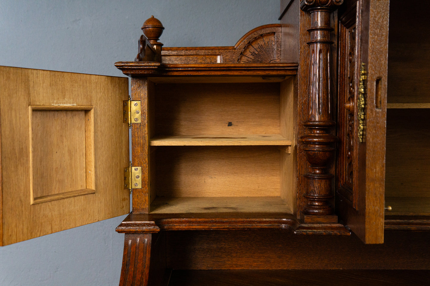 rest. Schreibtisch Sekretär Tisch Desk Büro Eiche Antik MÖBLINGER 2411_1304