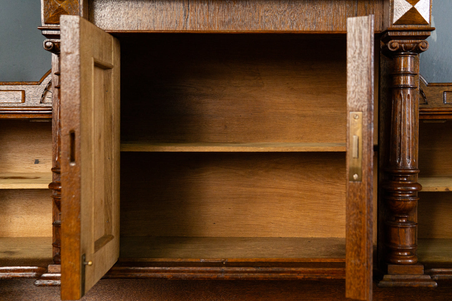 rest. Schreibtisch Sekretär Tisch Desk Büro Eiche Antik MÖBLINGER 2411_1304