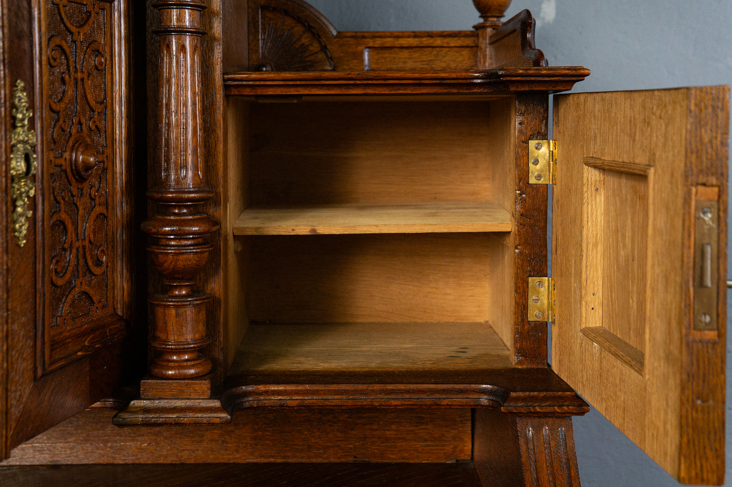 rest. Schreibtisch Sekretär Tisch Desk Büro Eiche Antik MÖBLINGER 2411_1304