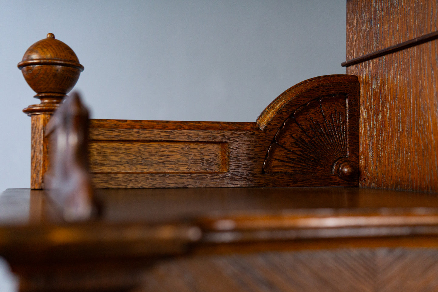 rest. Schreibtisch Sekretär Tisch Desk Büro Eiche Antik MÖBLINGER 2411_1304