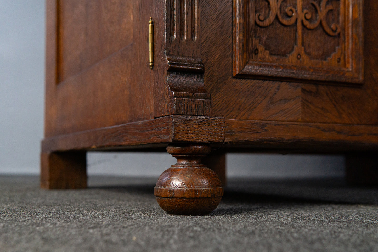 rest. Schreibtisch Sekretär Tisch Desk Büro Eiche Antik MÖBLINGER 2411_1304