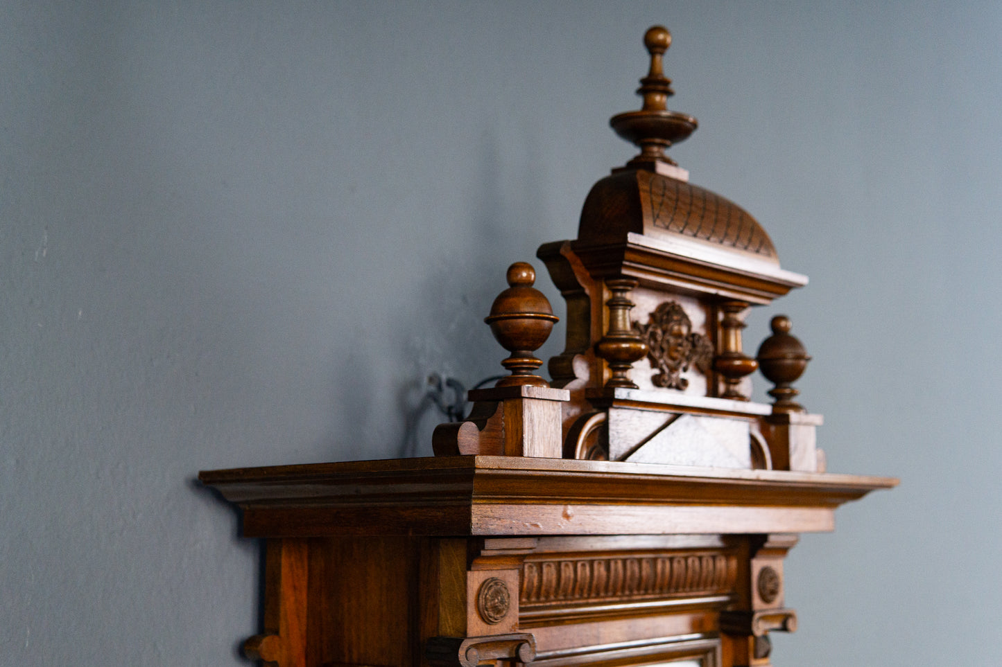 Feine Gründerzeit Wanduhr, Ende des 19.Jahrhunderts - Antik Freischwinger Clock Wanduhr Regulator Alt MÖBLINGER