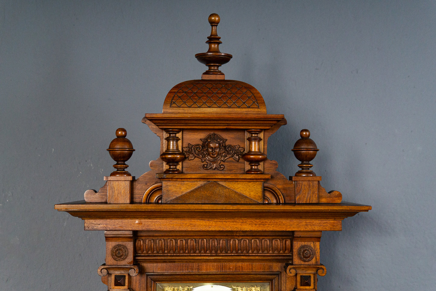 Feine Gründerzeit Wanduhr, Ende des 19.Jahrhunderts - Antik Freischwinger Clock Wanduhr Regulator Alt MÖBLINGER