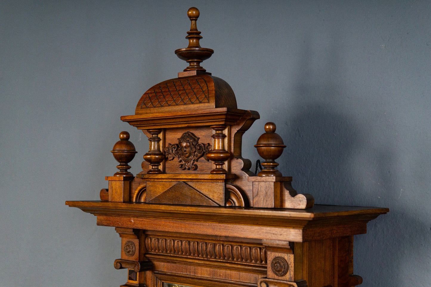 Feine Gründerzeit Wanduhr, Ende des 19.Jahrhunderts - Antik Freischwinger Clock Wanduhr Regulator Alt MÖBLINGER