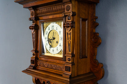 Feine Gründerzeit Wanduhr, Ende des 19.Jahrhunderts - Antik Freischwinger Clock Wanduhr Regulator Alt MÖBLINGER