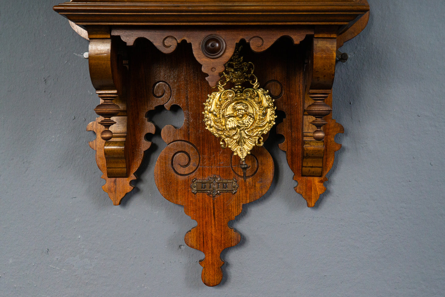 Feine Gründerzeit Wanduhr, Ende des 19.Jahrhunderts - Antik Freischwinger Clock Wanduhr Regulator Alt MÖBLINGER