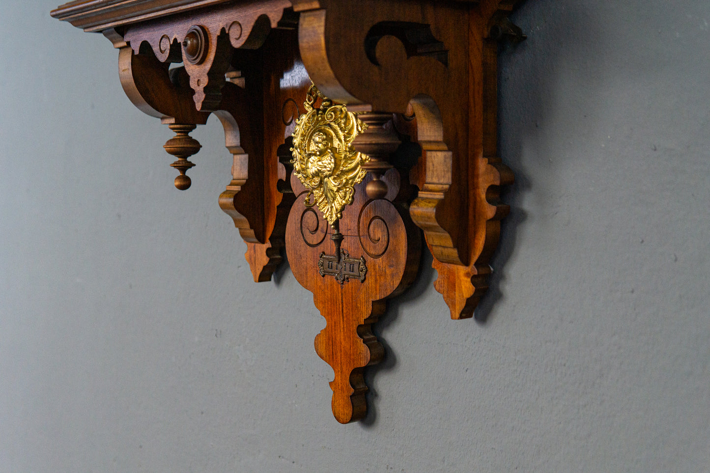 Feine Gründerzeit Wanduhr, Ende des 19.Jahrhunderts - Antik Freischwinger Clock Wanduhr Regulator Alt MÖBLINGER