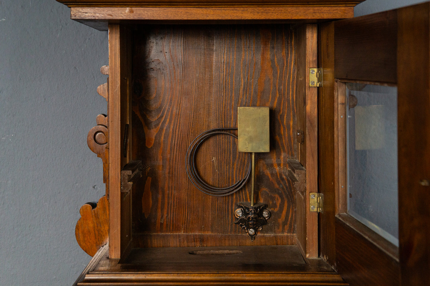 Feine Gründerzeit Wanduhr, Ende des 19.Jahrhunderts - Antik Freischwinger Clock Wanduhr Regulator Alt MÖBLINGER