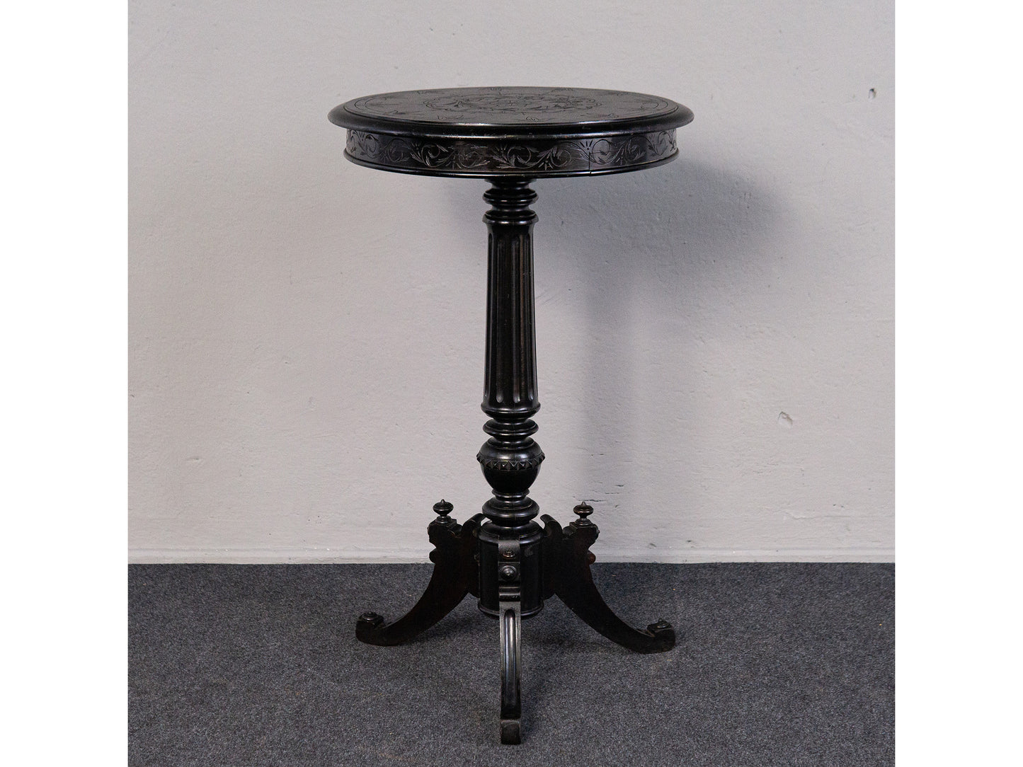 Blumentisch Antik Tisch Stuhl Hocker Beistelltisch Table MÖBLINGER 2410_2406