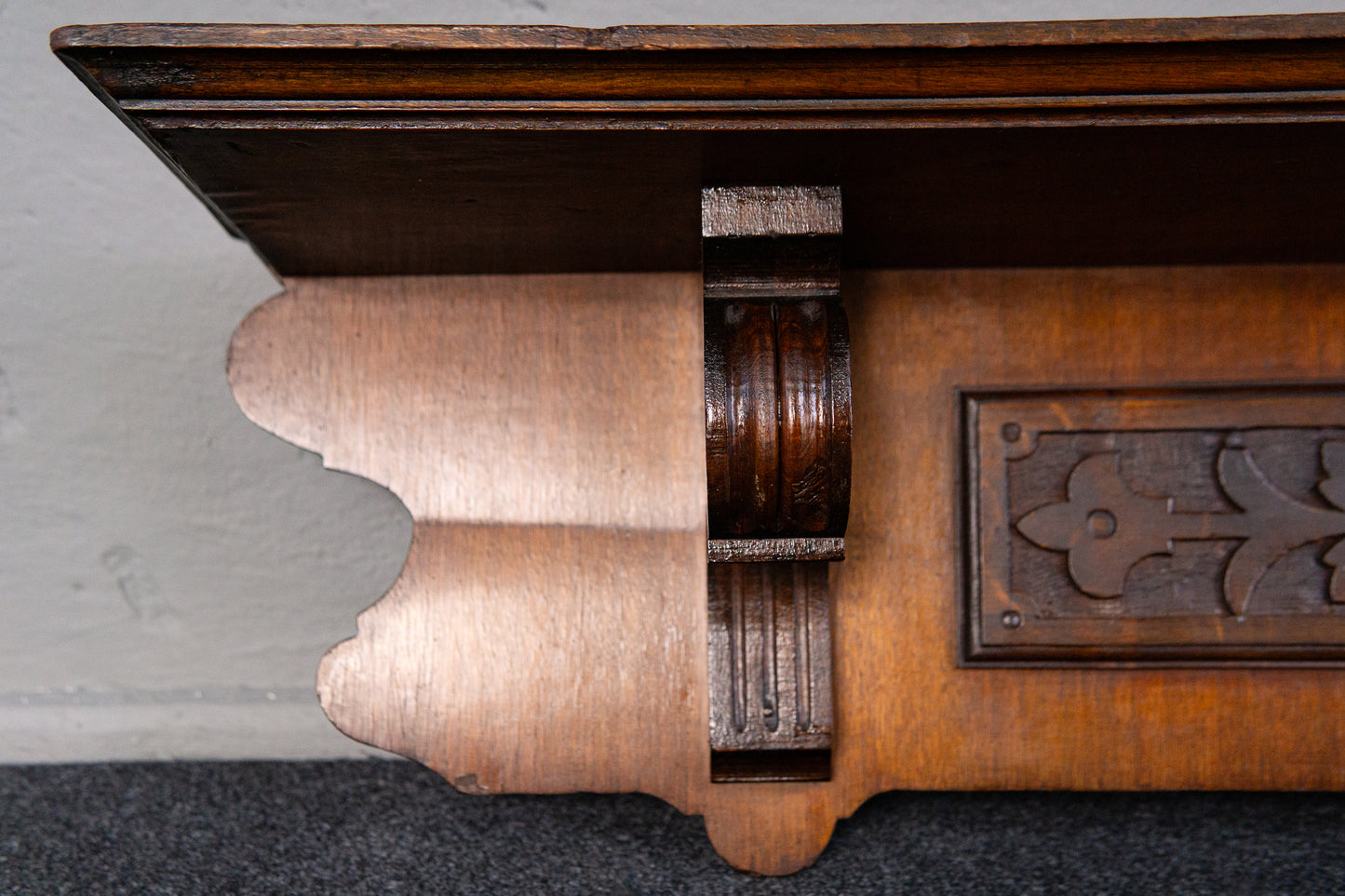Wandregal Regal Board Schrank Vintage Kommode Alt Antik MÖBLINGER 2410_2409