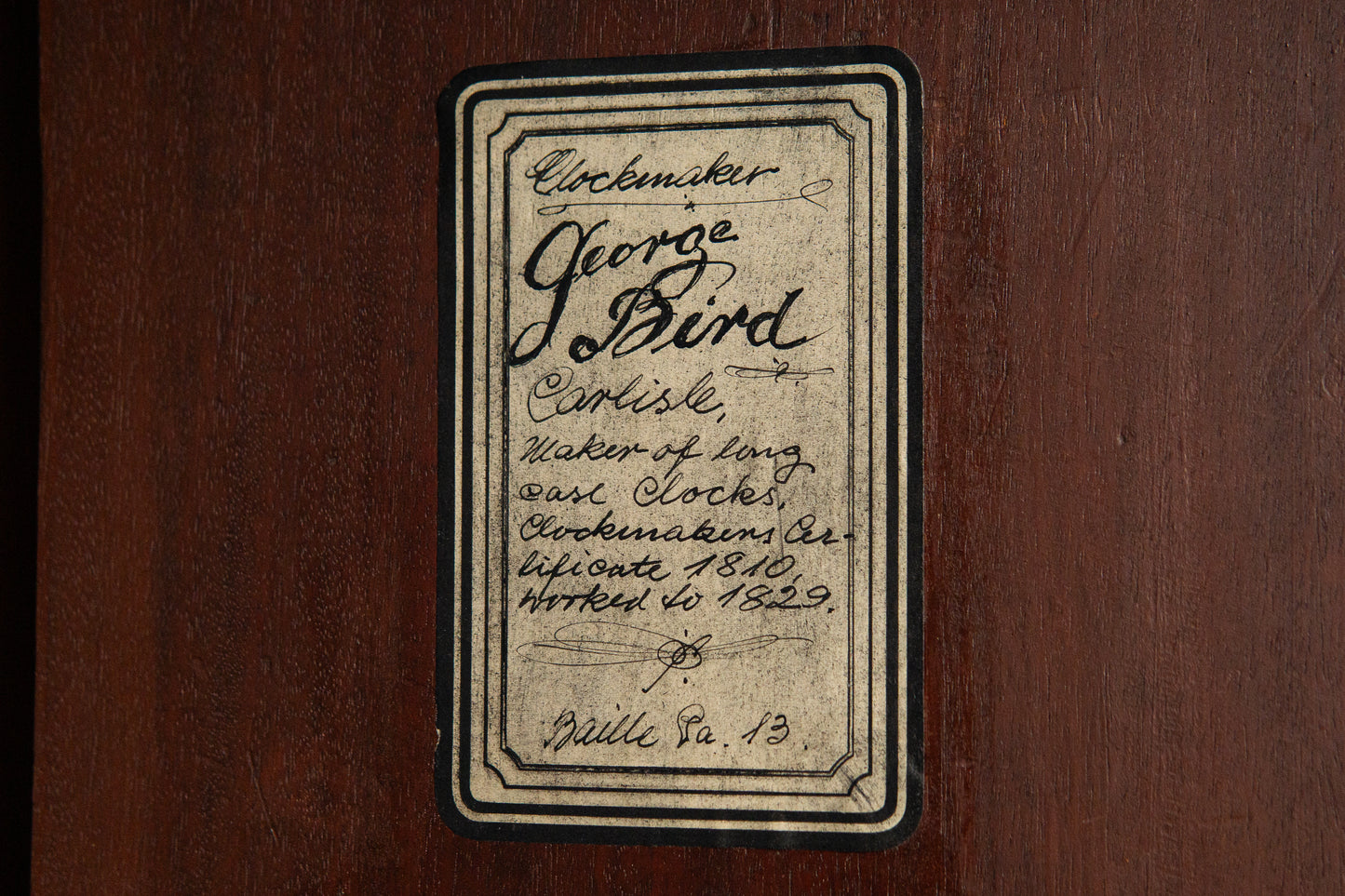 Elegante Englische Standuhr, 1.Hälfte des 19.Jahrhunderts - Clock Wohnzimmer Pendel Gewichte Uhrwerk Uhr Alt Antik MÖBLINGER