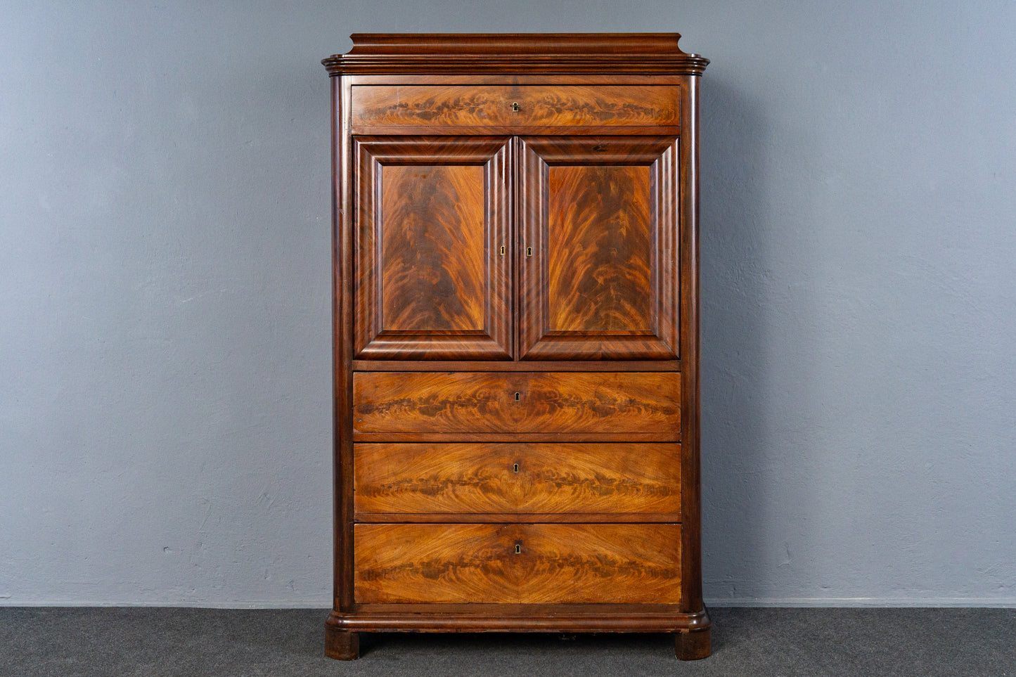 Silberschrank Weinschrank Schrank Regal Anrichte Antik 208