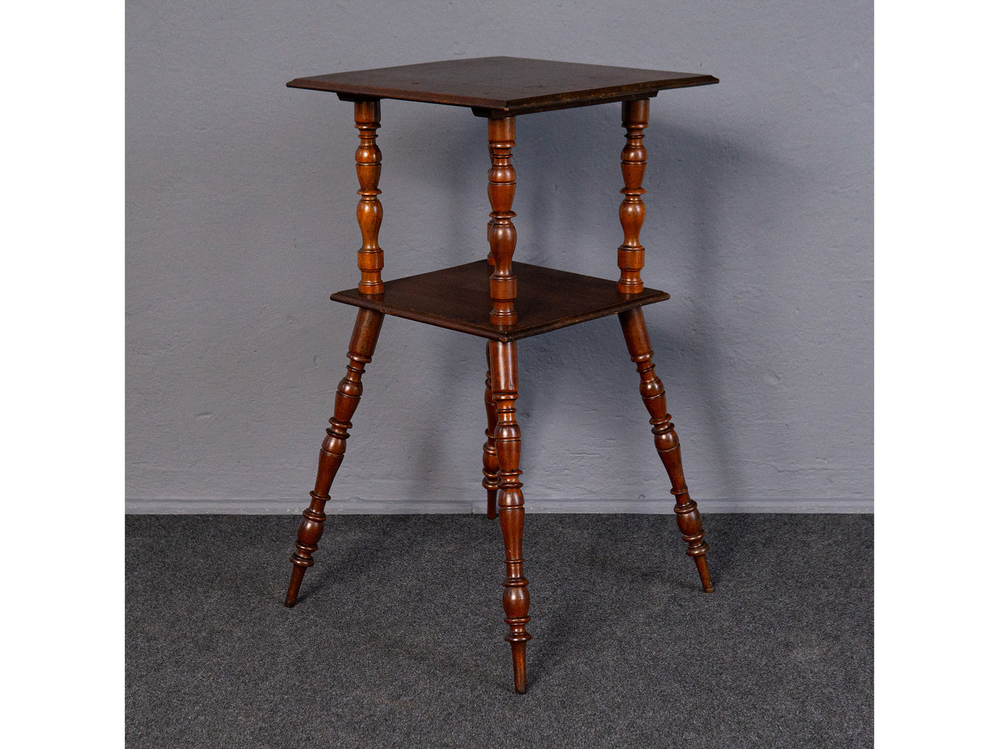 Tisch Blumentisch Beistelltisch Regal Hocker Alt Antik MÖBLINGER 2410_2802