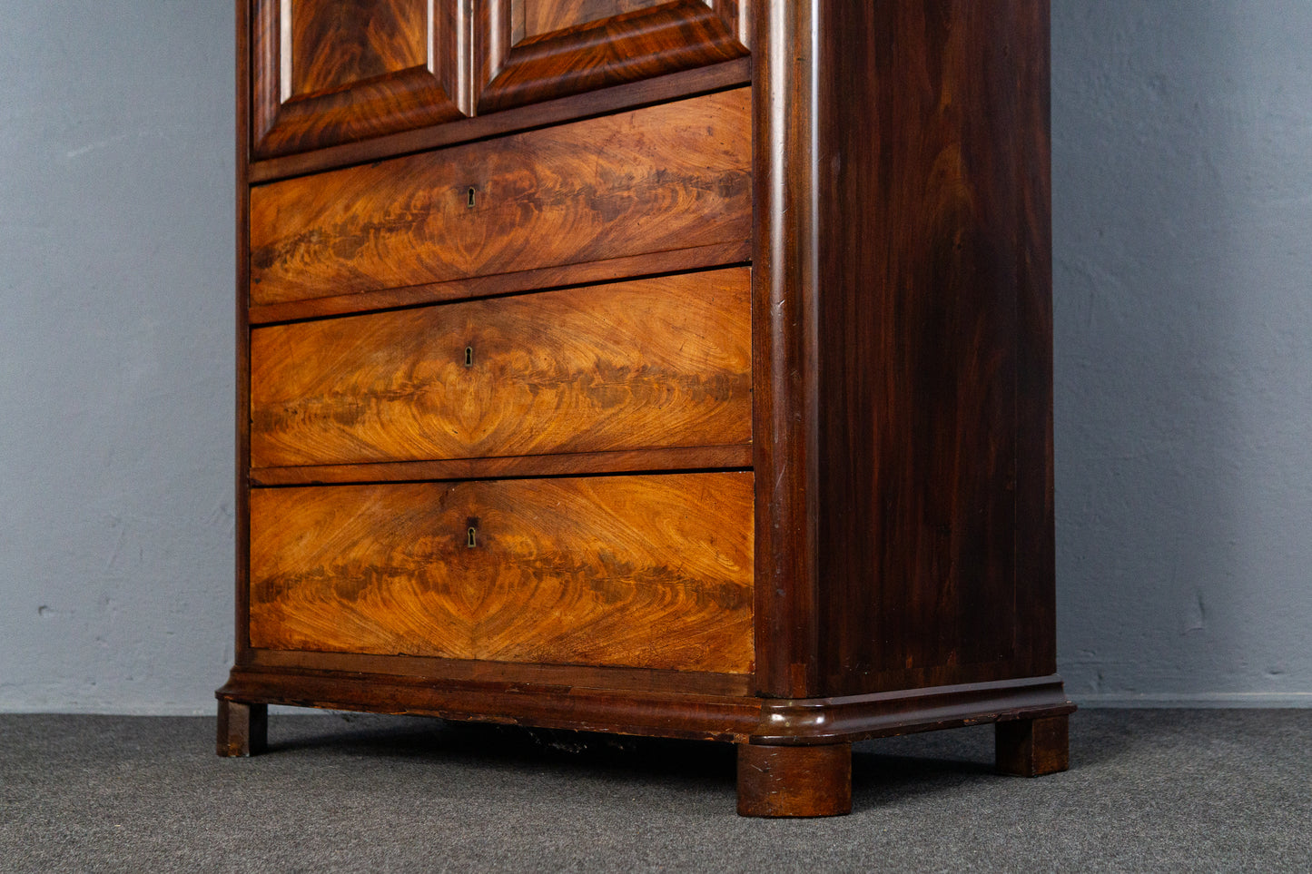 Silberschrank Weinschrank Schrank Regal Anrichte Antik 208