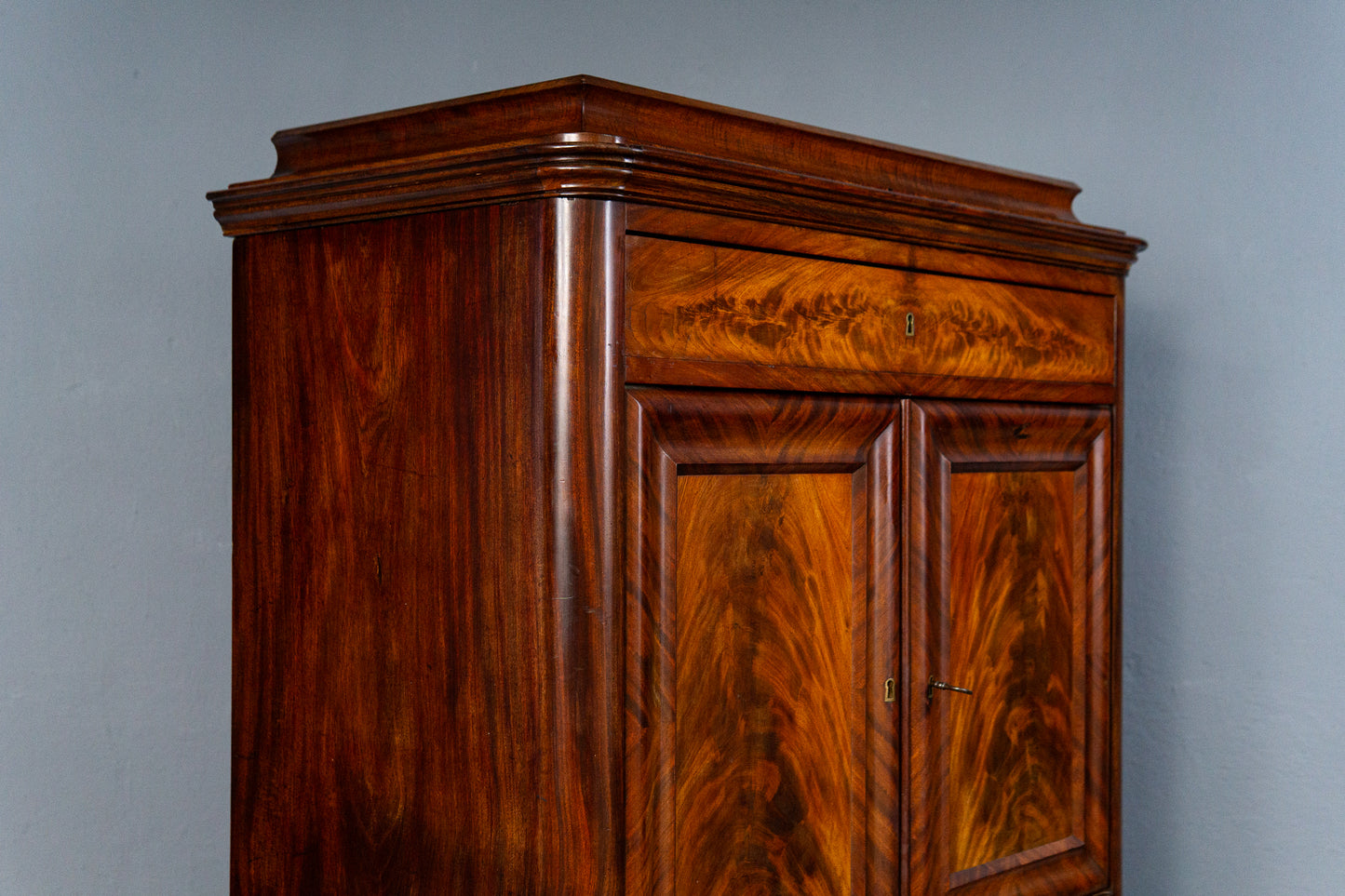 Silberschrank Weinschrank Schrank Regal Anrichte Antik 208