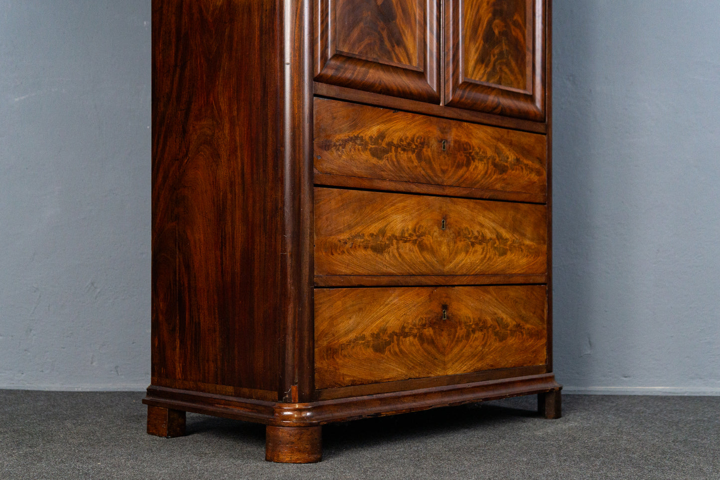 Silberschrank Weinschrank Schrank Regal Anrichte Antik 208