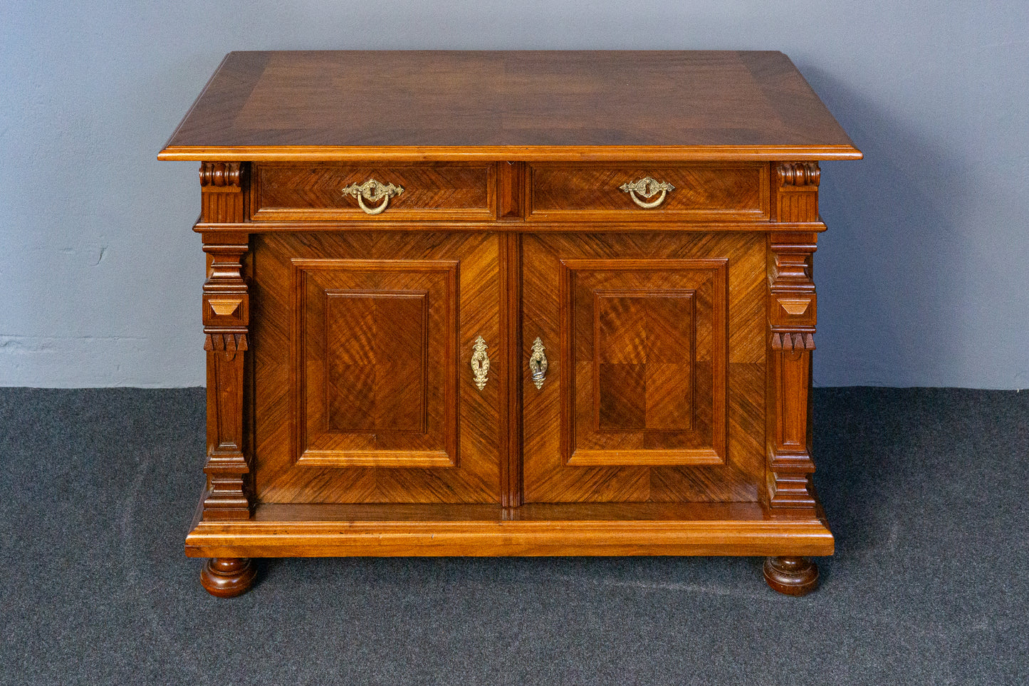 restaur. Gründerzeit Kommode Anrichte Schrank Regal Antik MÖBLINGER 2410_3102