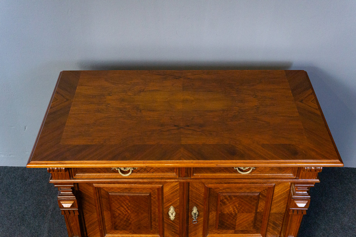 restaur. Gründerzeit Kommode Anrichte Schrank Regal Antik MÖBLINGER 2410_3102
