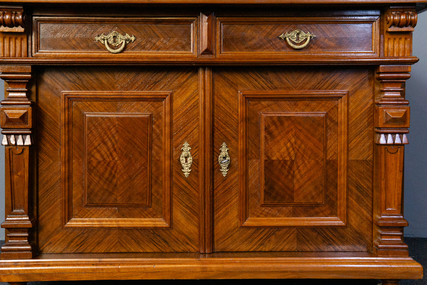restaur. Gründerzeit Kommode Anrichte Schrank Regal Antik MÖBLINGER 2410_3102