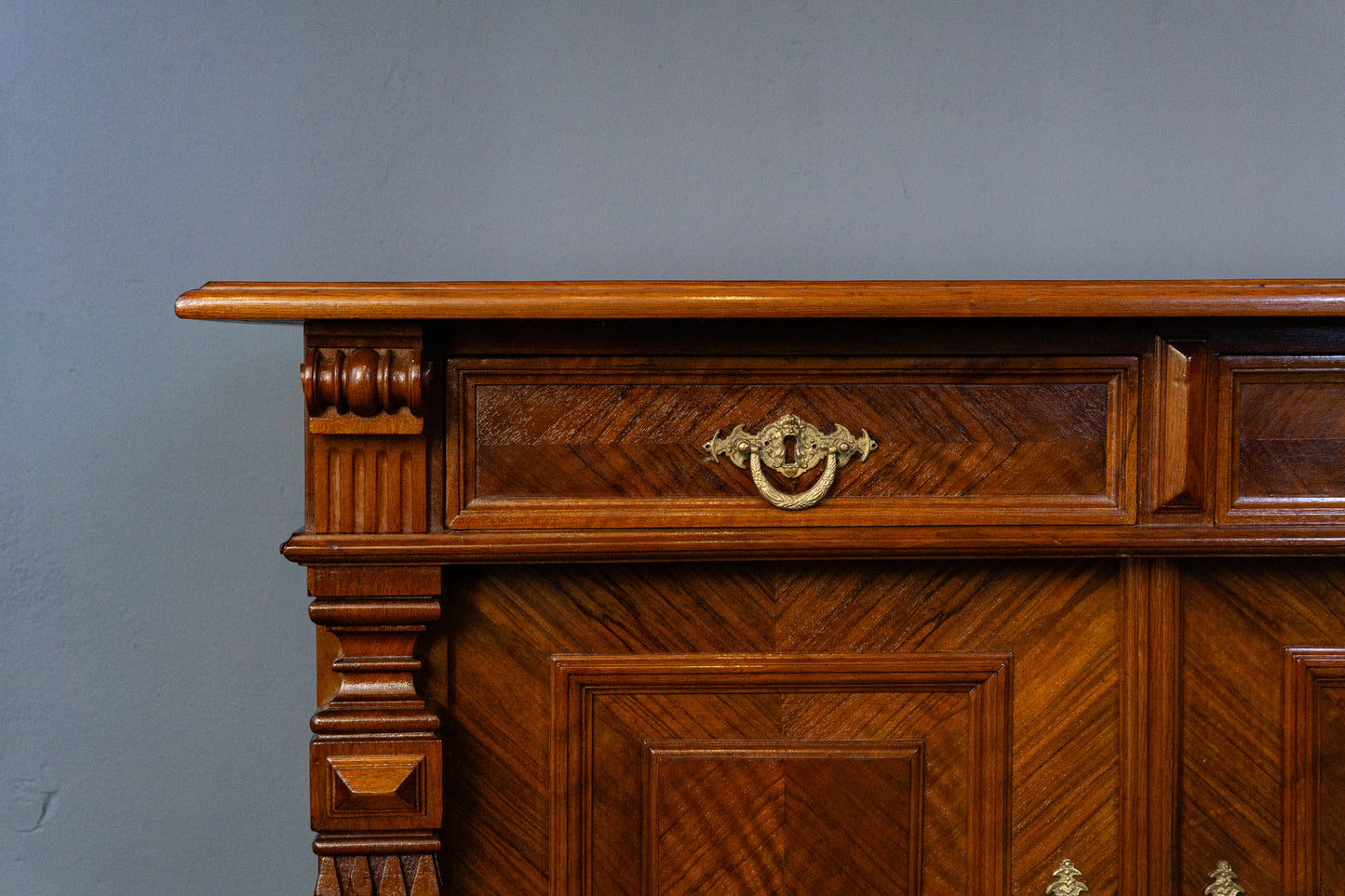 restaur. Gründerzeit Kommode Anrichte Schrank Regal Antik MÖBLINGER 2410_3102