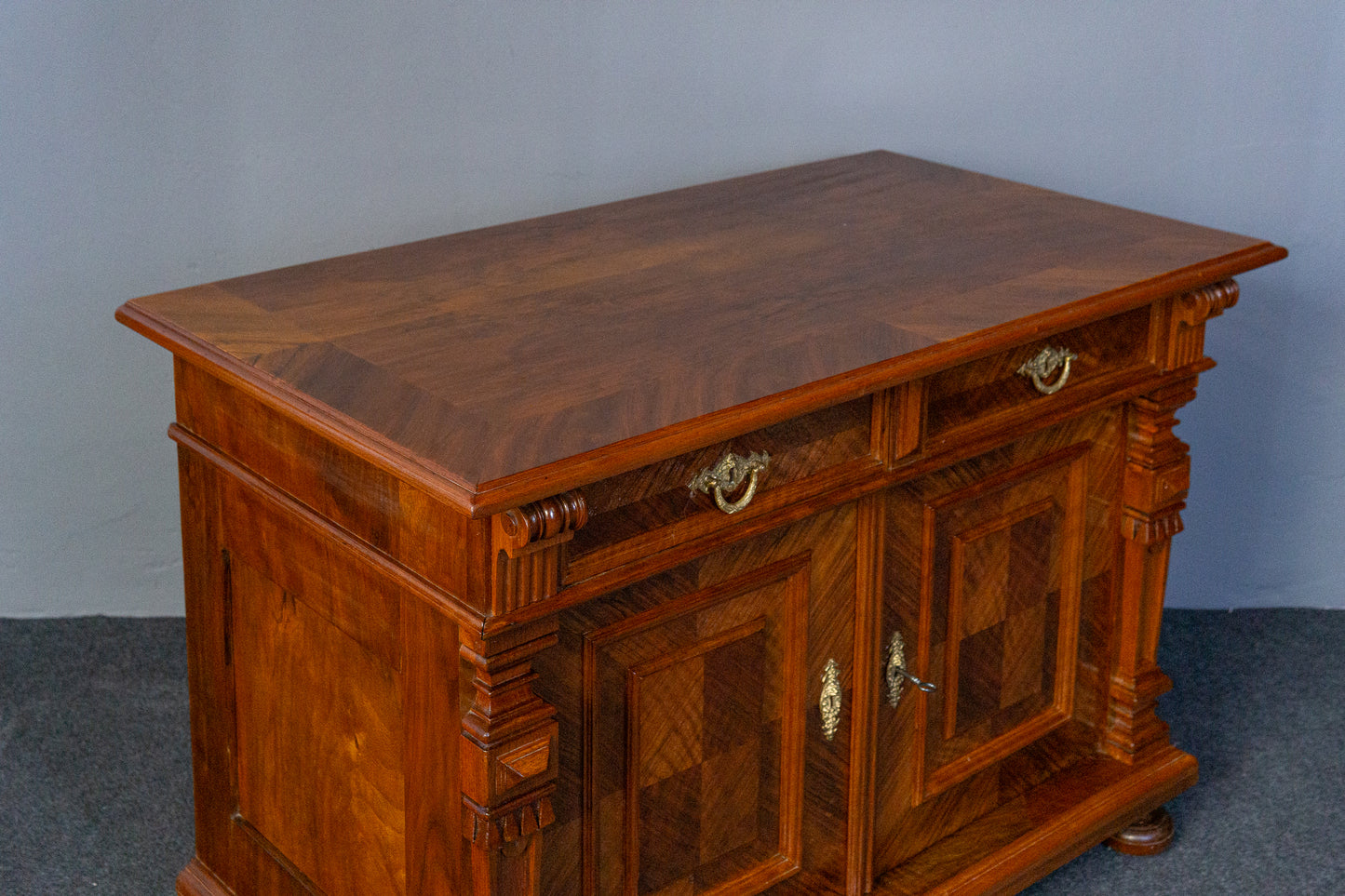 restaur. Gründerzeit Kommode Anrichte Schrank Regal Antik MÖBLINGER 2410_3102