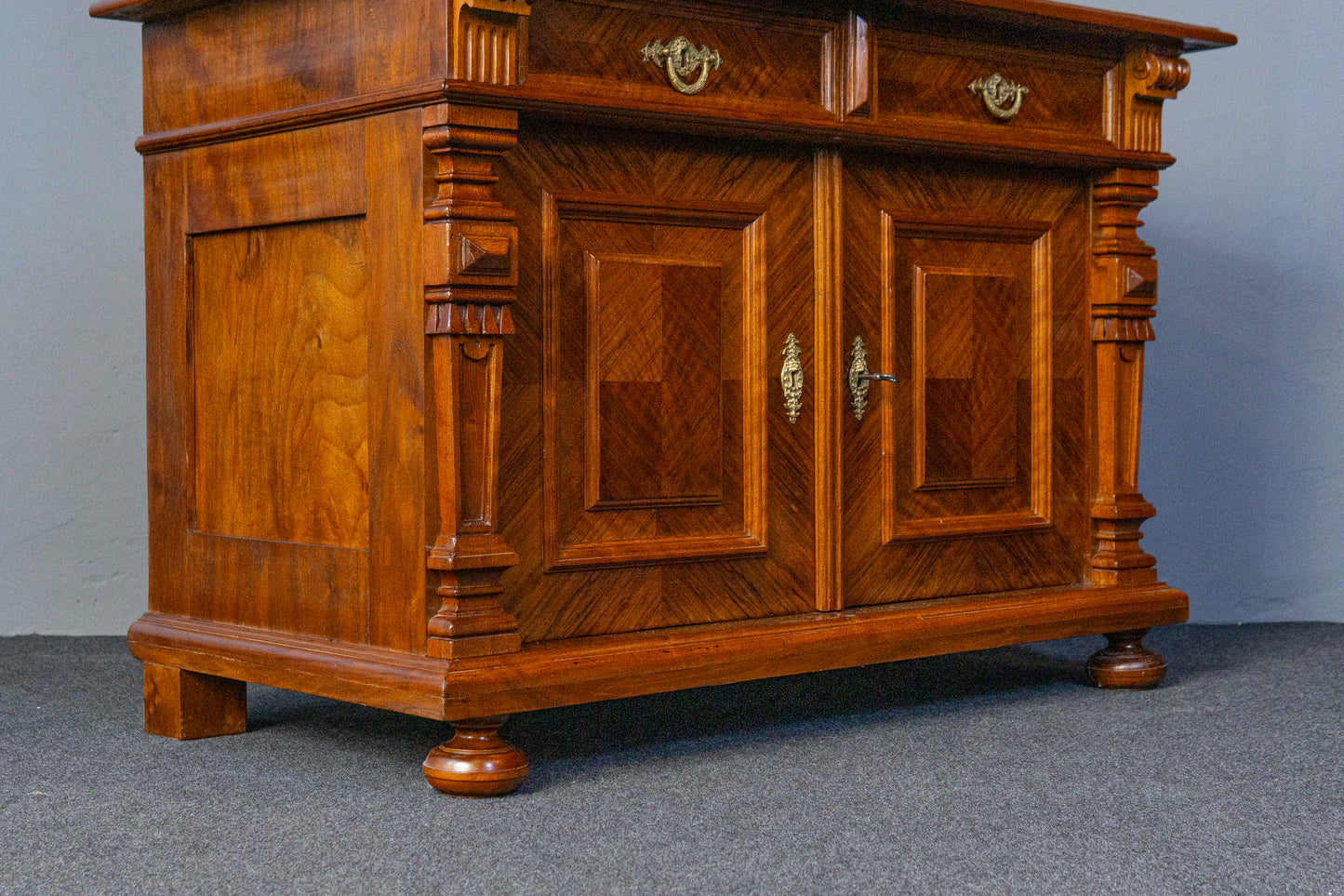 restaur. Gründerzeit Kommode Anrichte Schrank Regal Antik MÖBLINGER 2410_3102