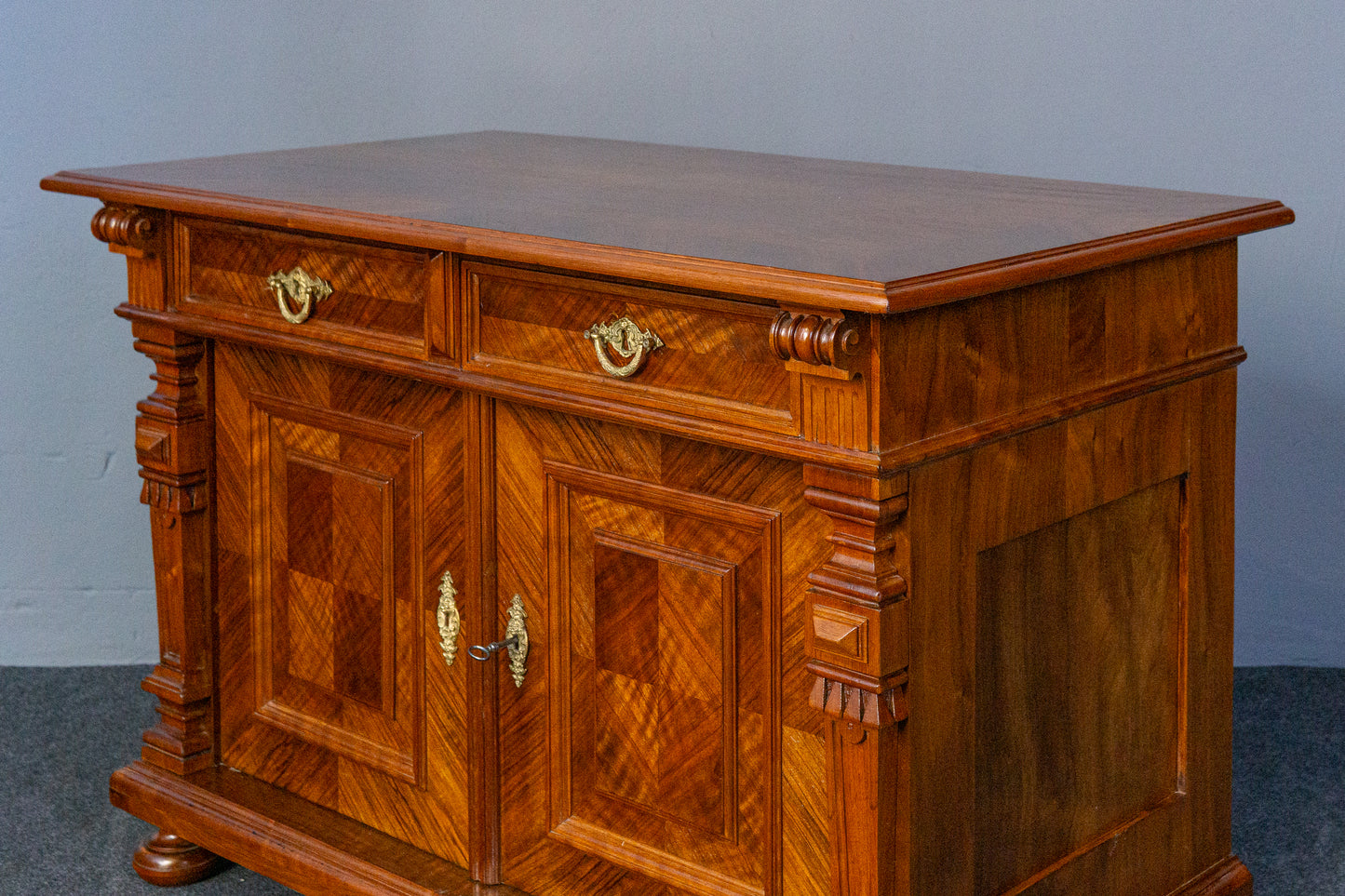 restaur. Gründerzeit Kommode Anrichte Schrank Regal Antik MÖBLINGER 2410_3102