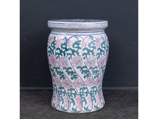Blumen Tisch Hocker Keramik Porzellan Deko Alt Vintage 2211_2805