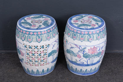 Hocker Blumen Tisch Porzellan Ablage Deko Alt Vintage 2211_2806
