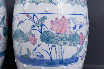 Hocker Blumen Tisch Porzellan Ablage Deko Alt Vintage 2211_2806