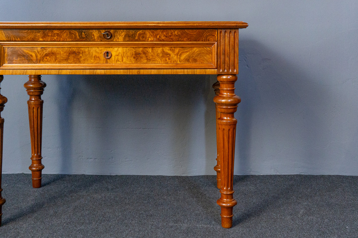 restaur. Gründerzeit Schreibtisch Antik Tisch Sekretär MÖBLINGER 2410_3106